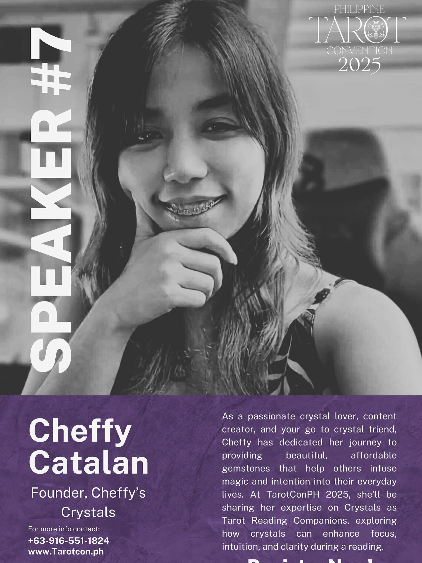 Cheffy as a speaker at TarotCon 2025